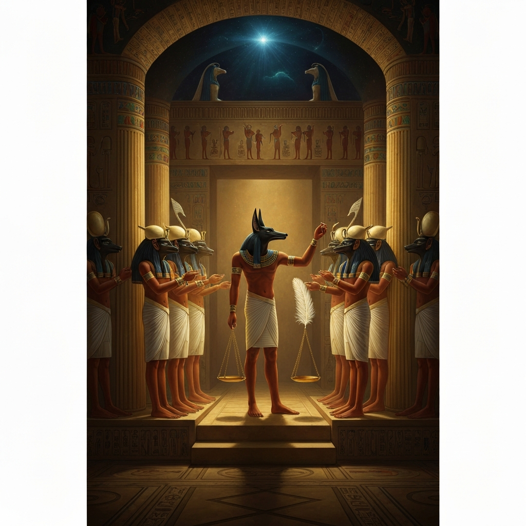 The Weighing of the Heart Against the Feather