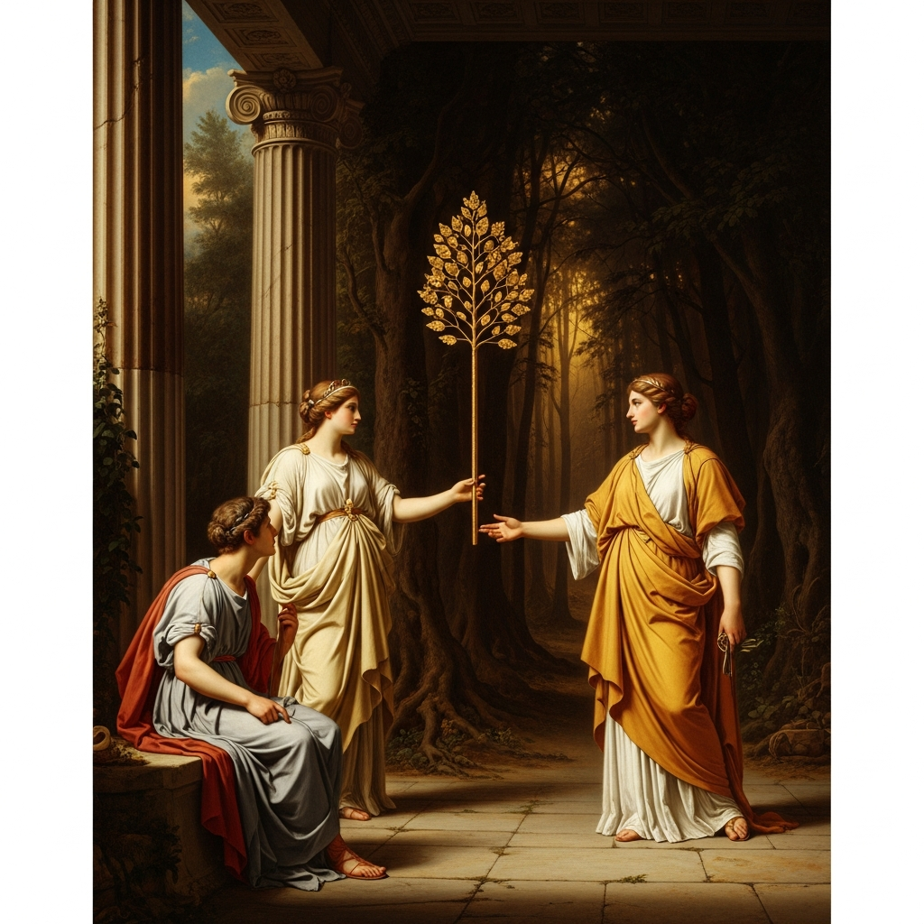 The Golden Bough and the Gates of the Underworld