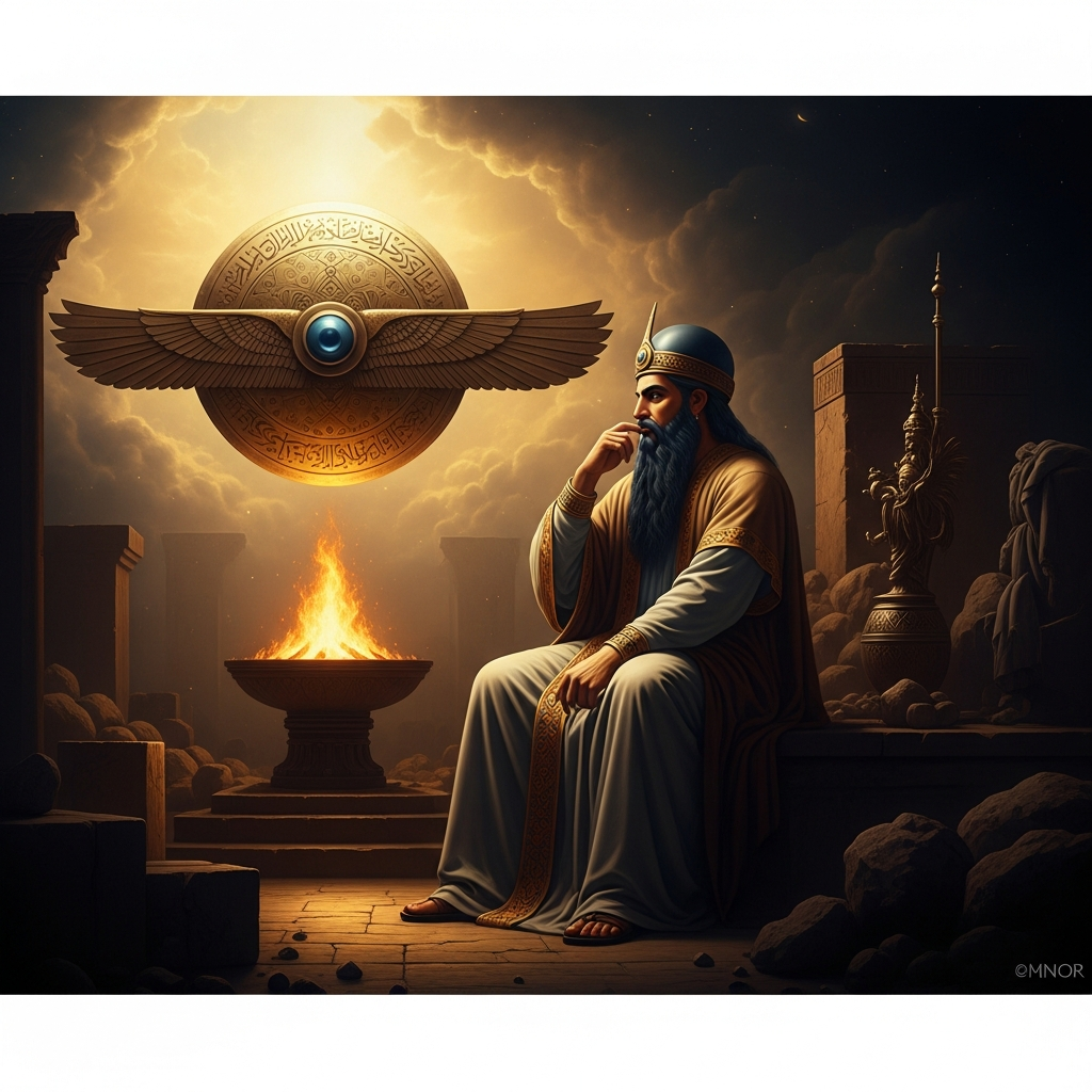 Ahura Mazda Speaks the First Word