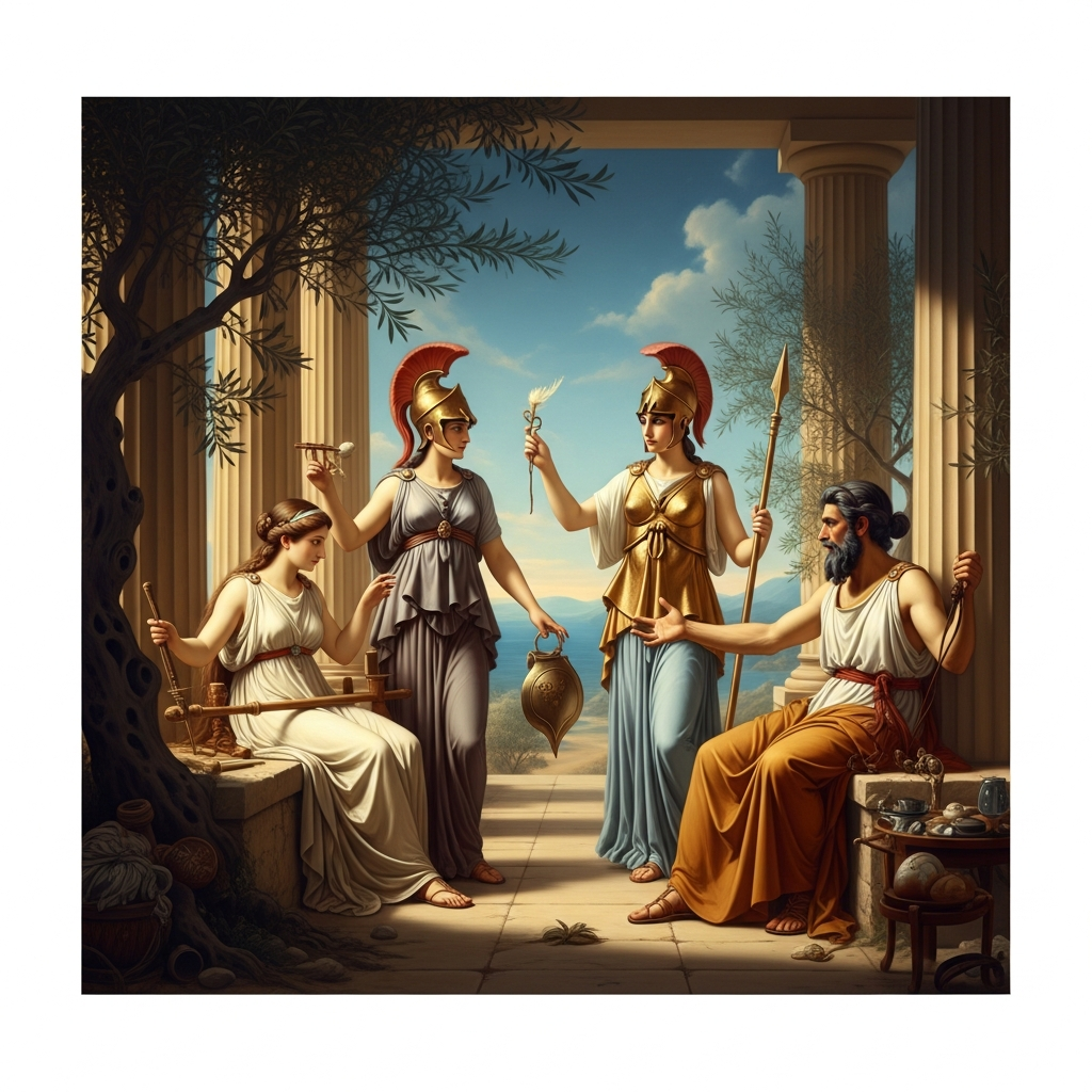 Arachne and the Tapestry of the Gods' Crimes