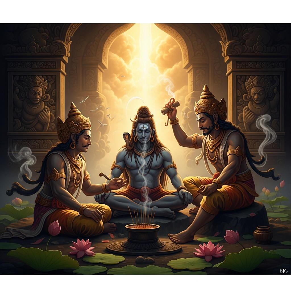 Arjuna's Solitary Meditation