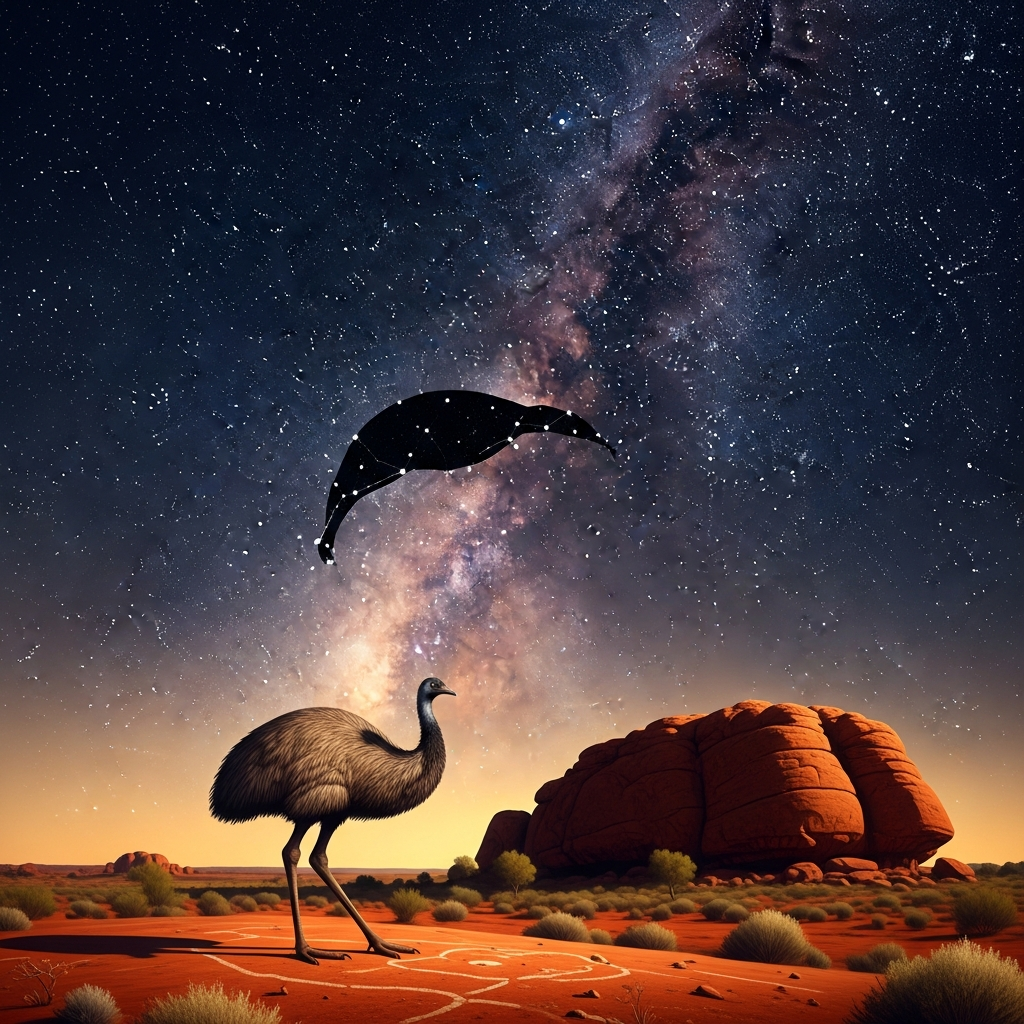 The Dark Constellation: The Emu in the Milky Way
