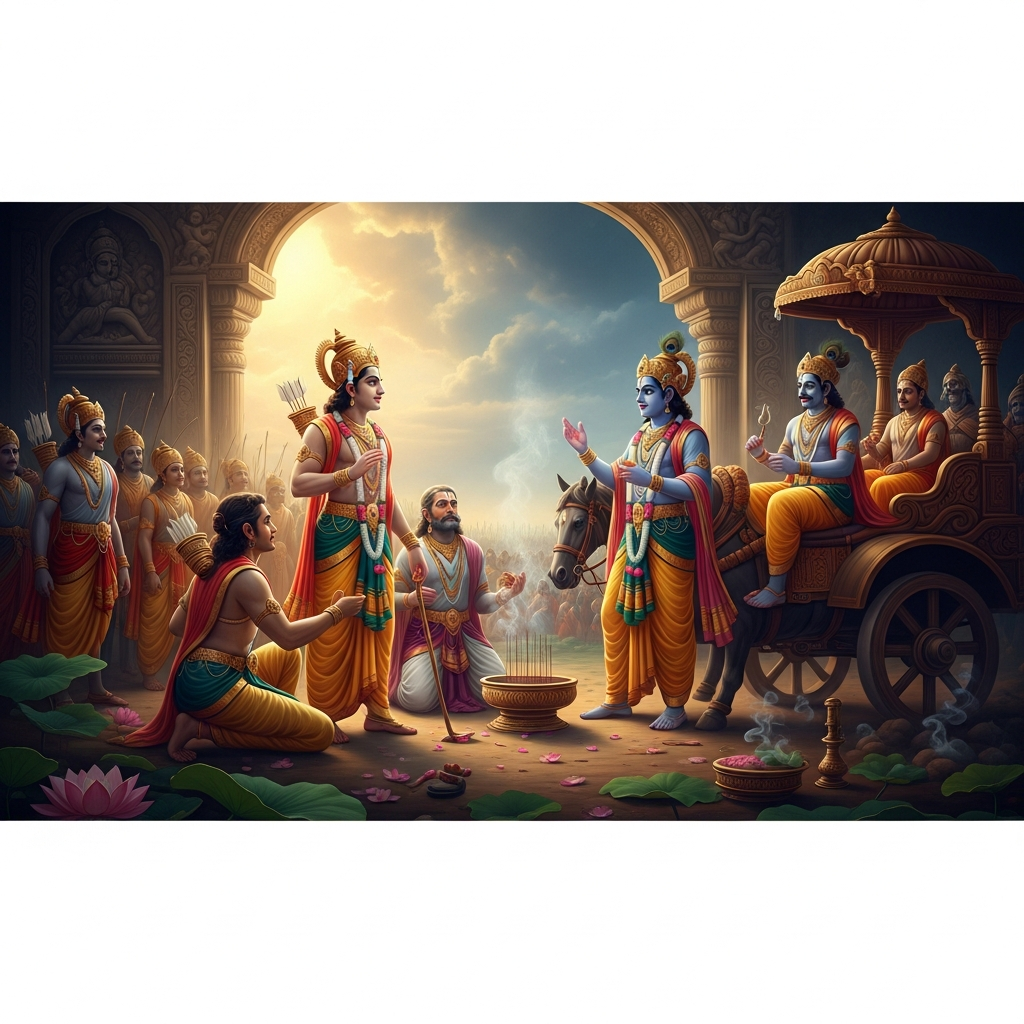 The Bhagavad Gita: God Speaking on a Battlefield