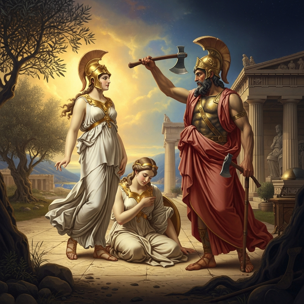 The Birth of Athena: Wisdom from the Mind of God