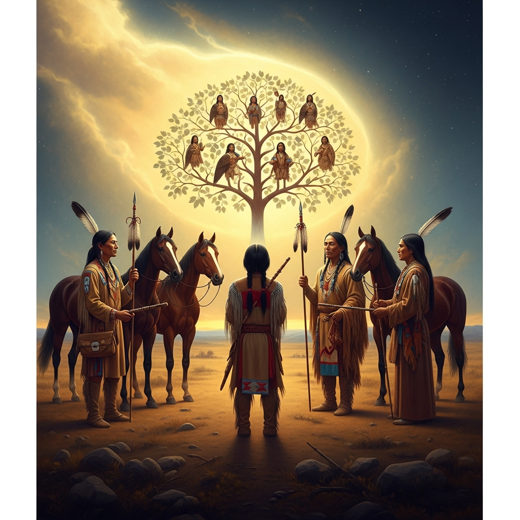 Black Elk's Vision at Nine Years Old