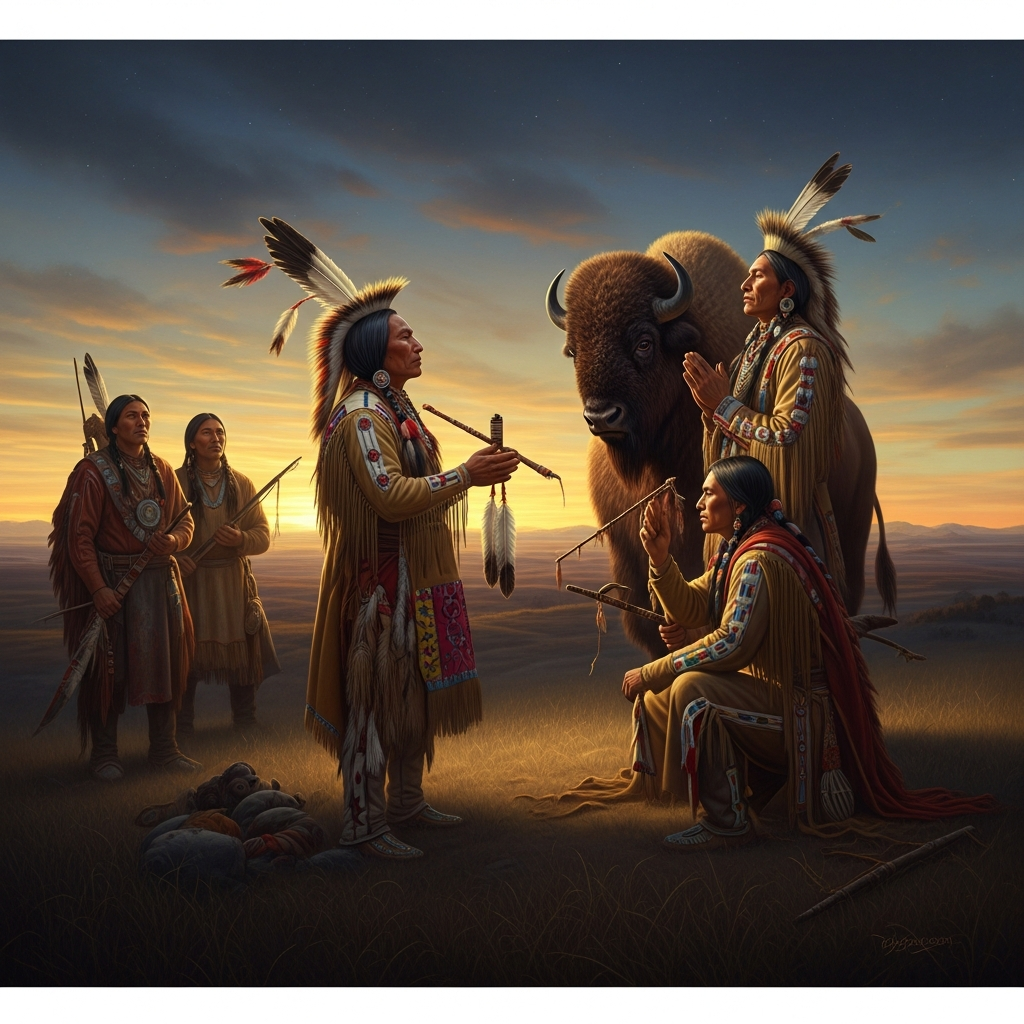 The Prayer Before the Buffalo Runs