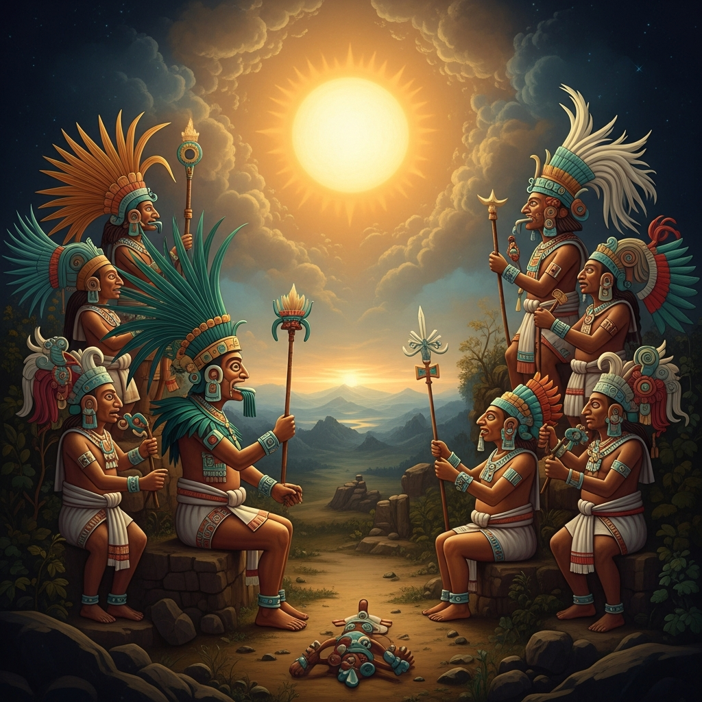 The Codex Borgia's Night: The Sun in the Underworld