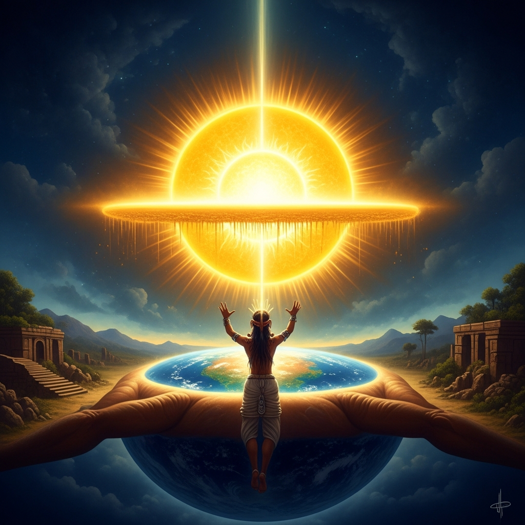 The Sun Disc That Penetrated the Earth