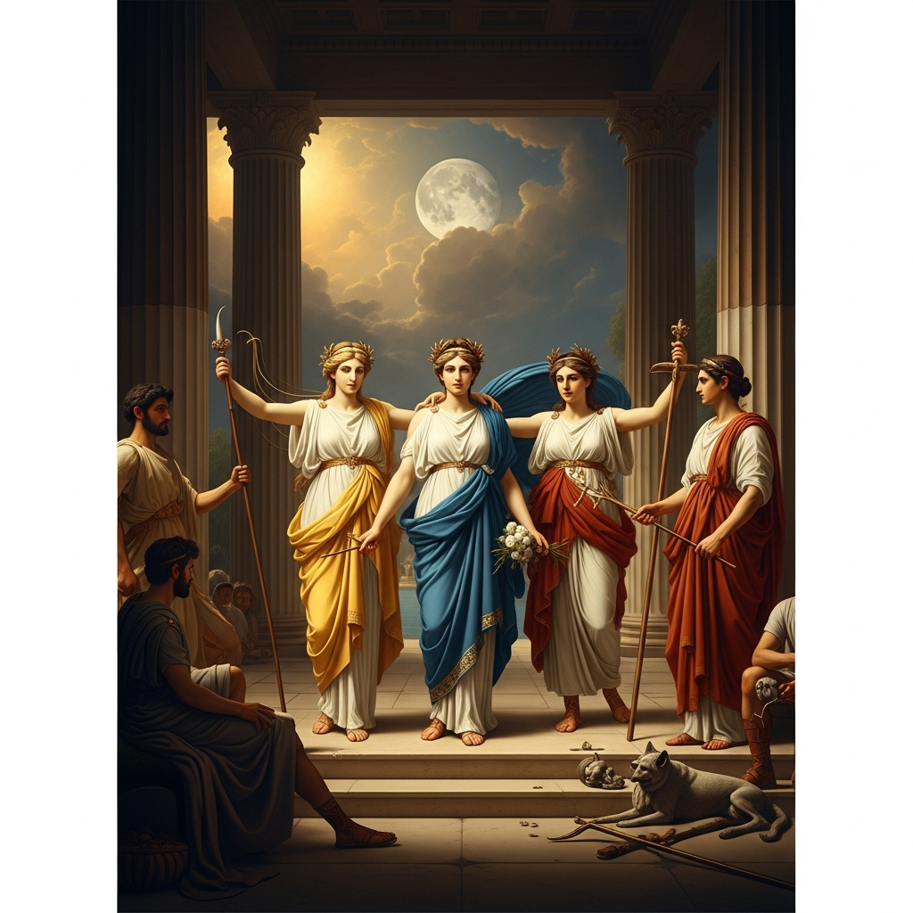 Diana at the Crossroads: Threefold Goddess