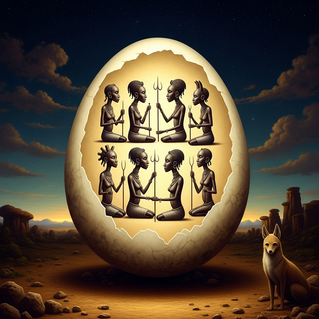 The Eight Ancestors in the World Egg