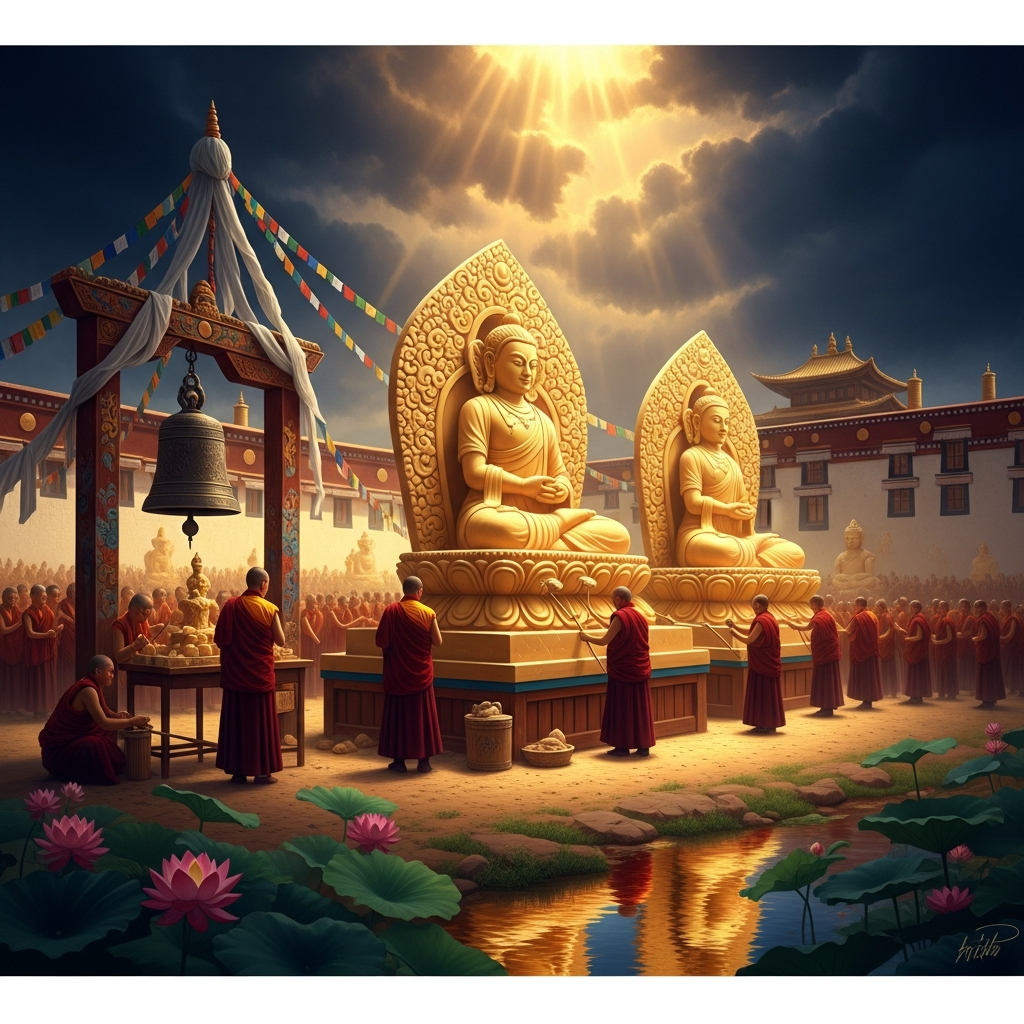 The Butter Lamp Festival at Drepung
