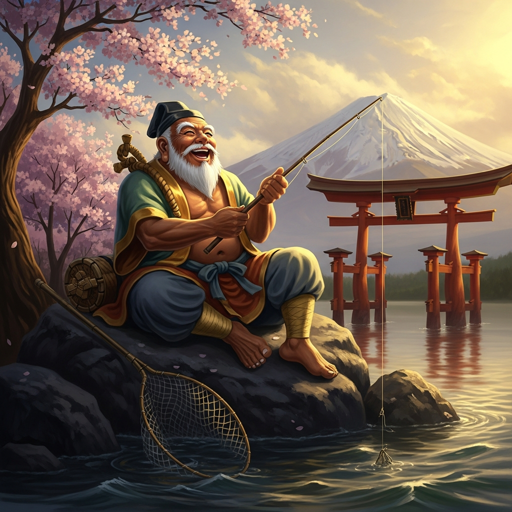 Ebisu and the Fish He Would Not Catch