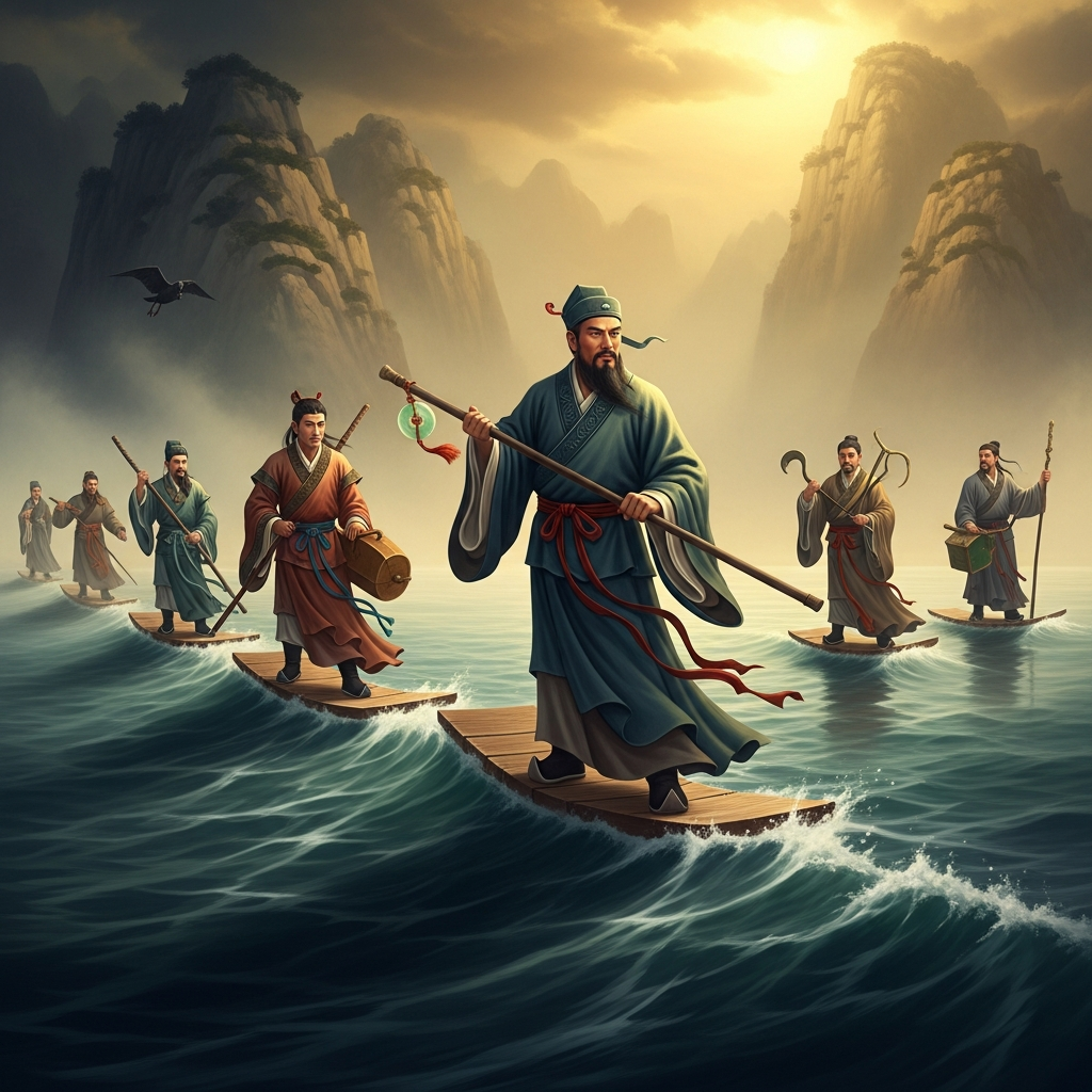 The Eight Immortals Cross the Eastern Sea