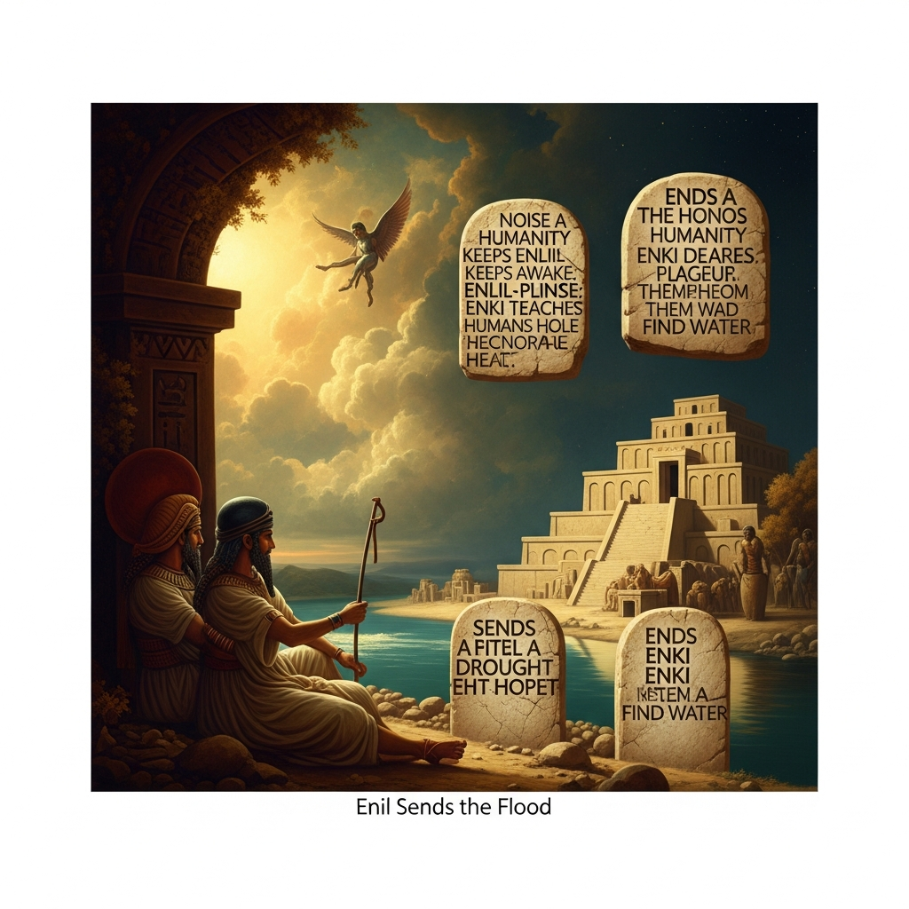 Enlil Sends the Flood: The Atrahasis Tablet