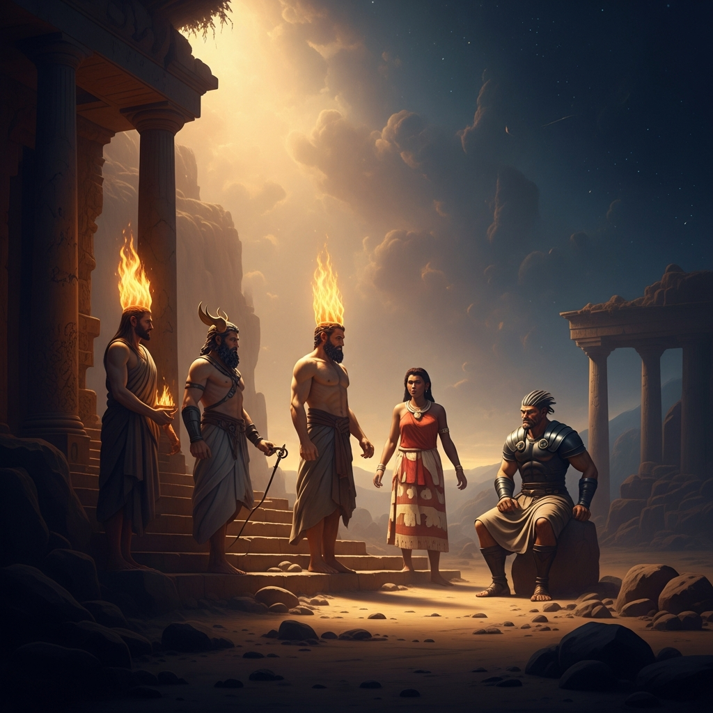 Fire Stolen and Fire Born: Prometheus, Agni, Pele, Hephaestus, and Kagutsuchi