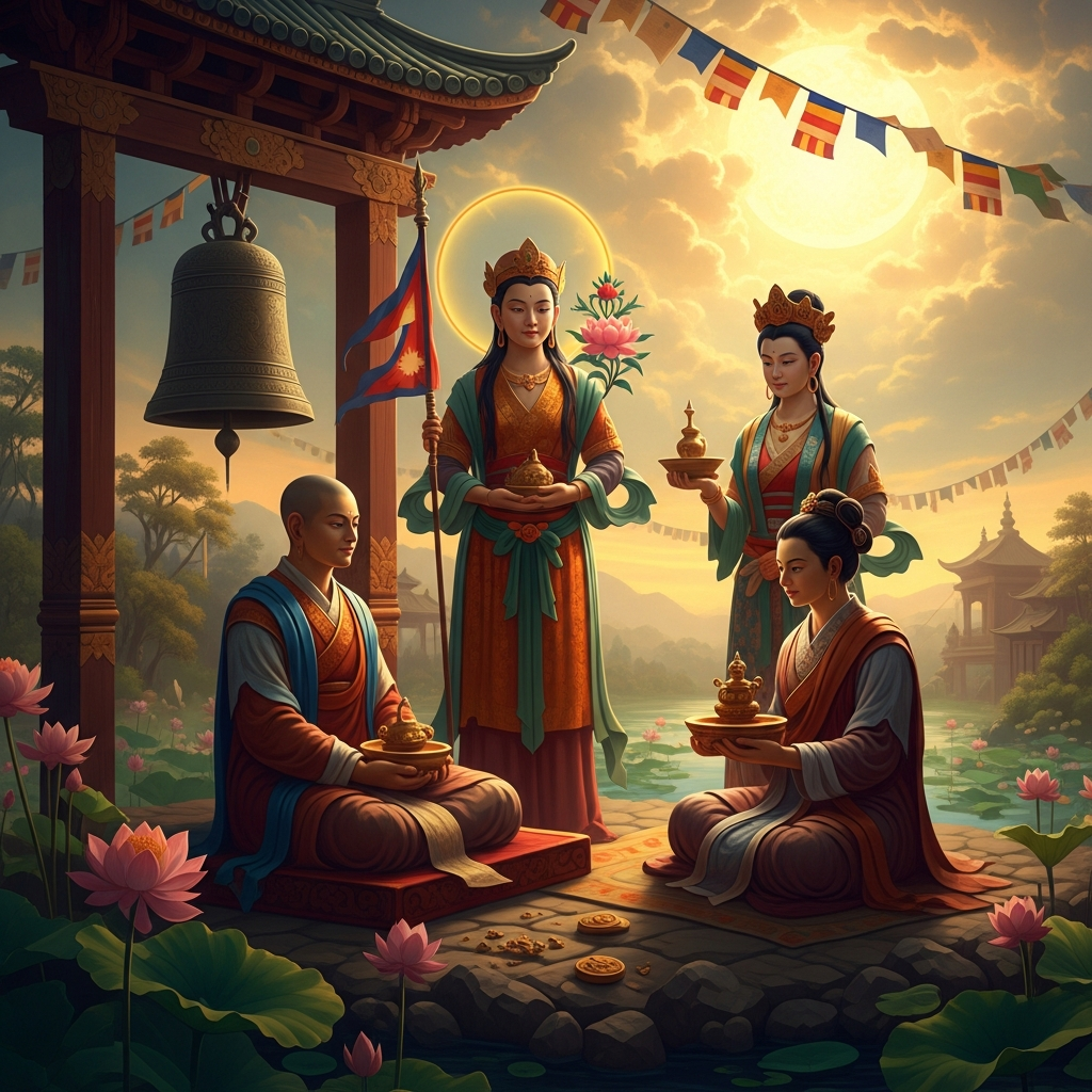 The Buddha's Teaching Arrives at the Roof of the World