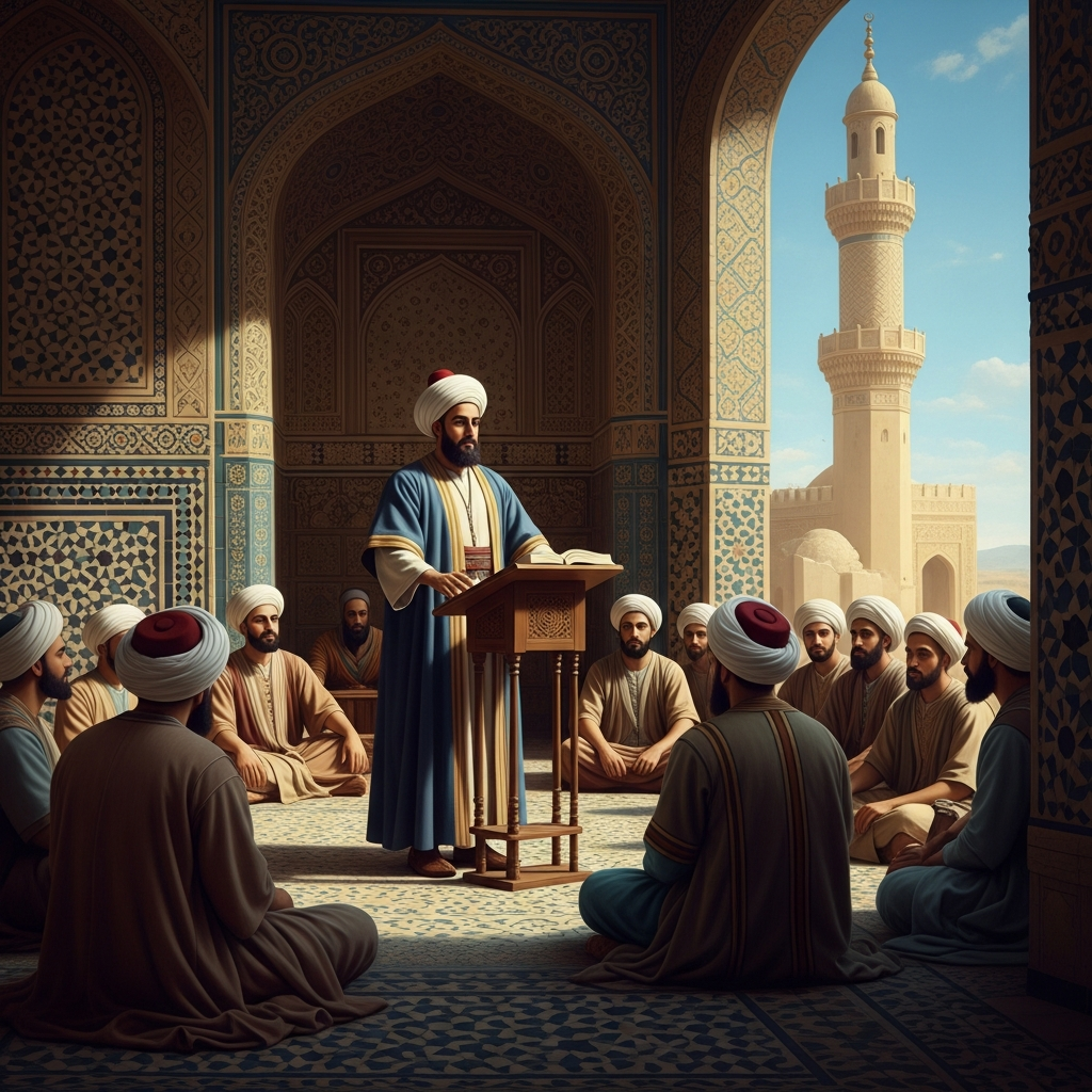 Al-Ghazālī Stops Lecturing and Cannot Speak