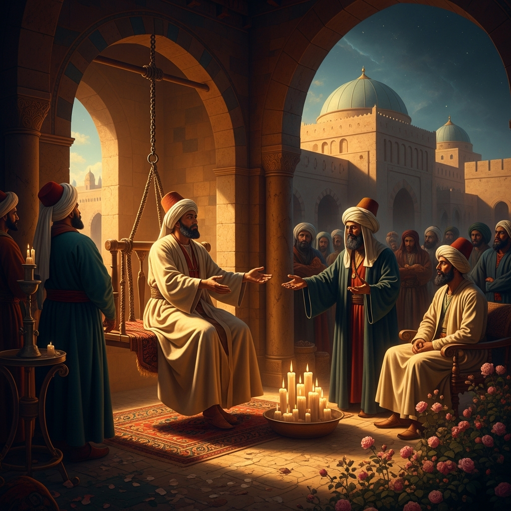 Hallāj at the Gallows Forgives His Executioners