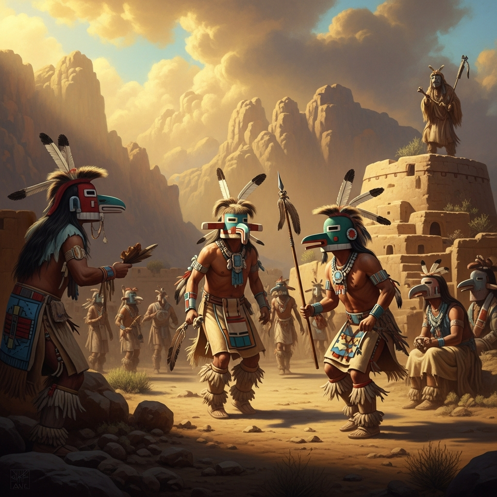 The Kachinas Return to Their Mountains