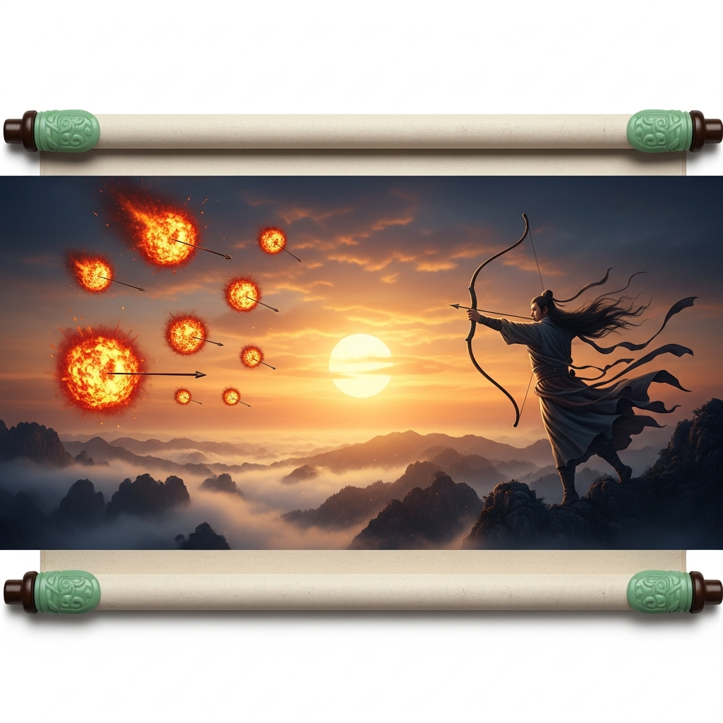 Hou Yi Shoots Down the Nine Suns