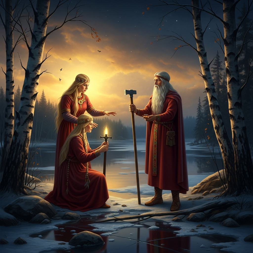 Ilmarinen Forges the Sampo