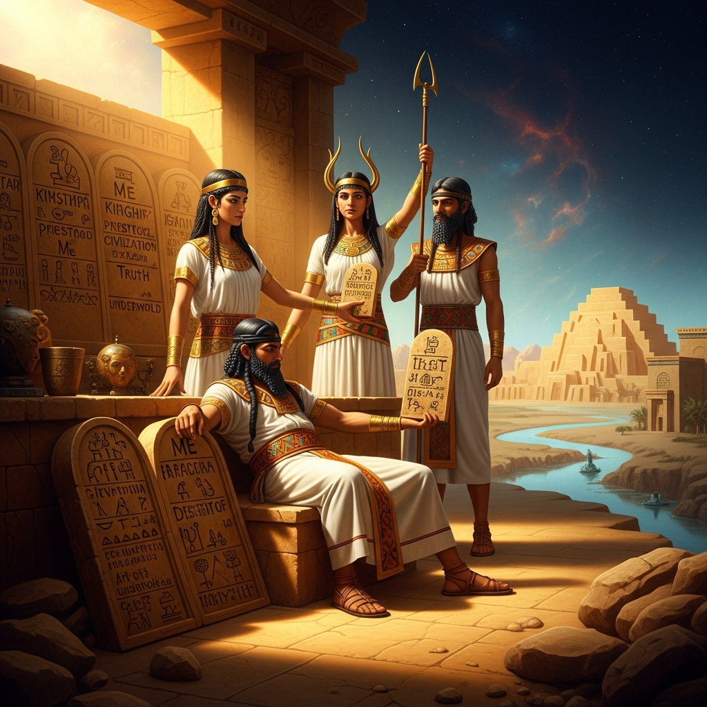 Inanna Steals the Me from Enki