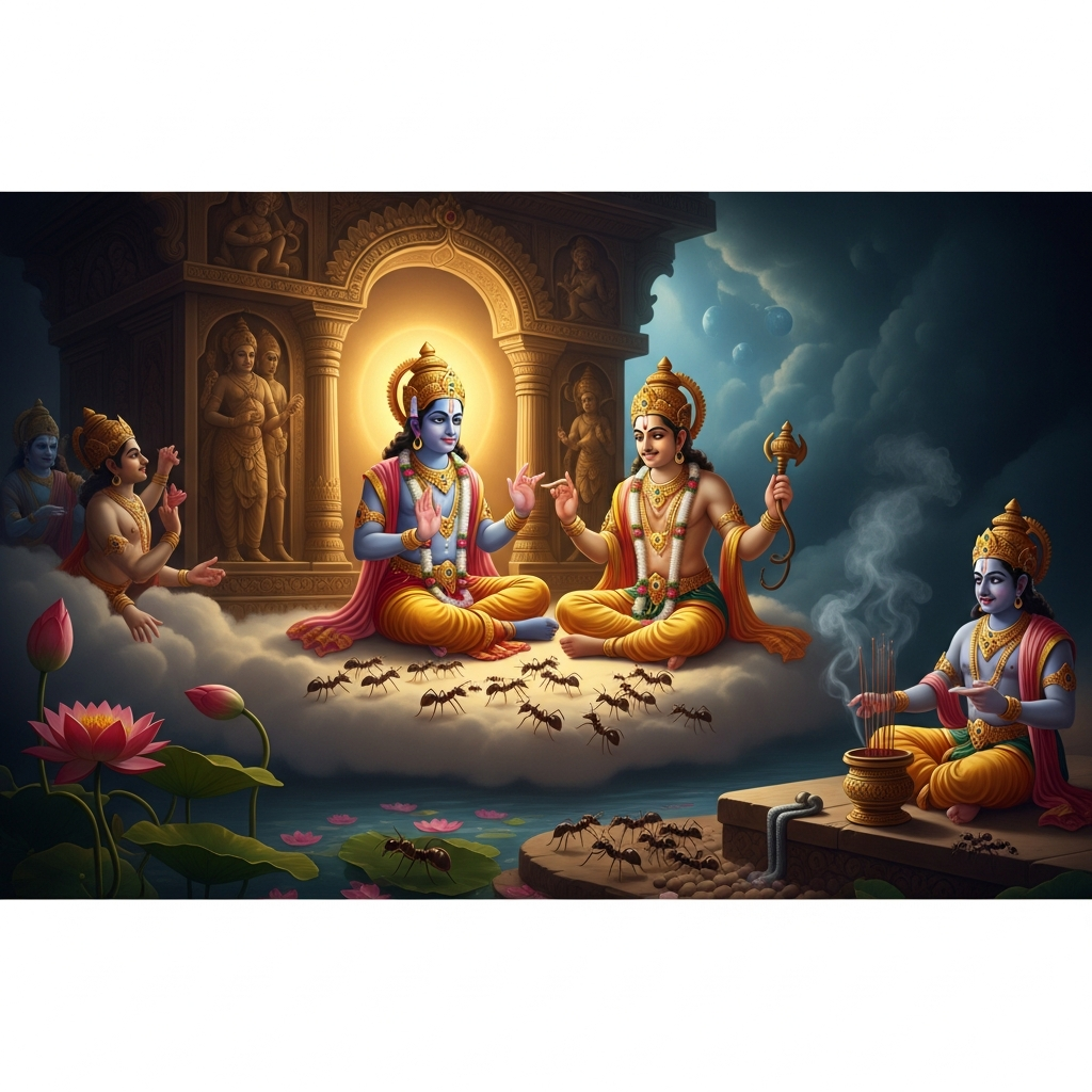 Indra and the Parade of Ants