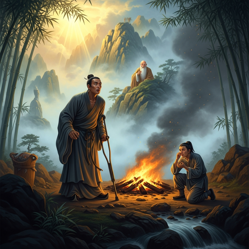 Iron Crutch Li and the Wandering Soul
