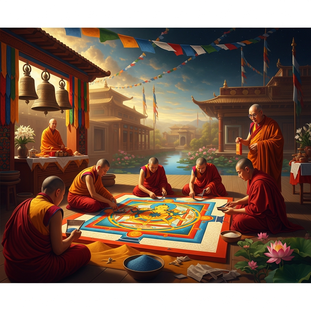 The Kālacakra Mandala: Built and Destroyed