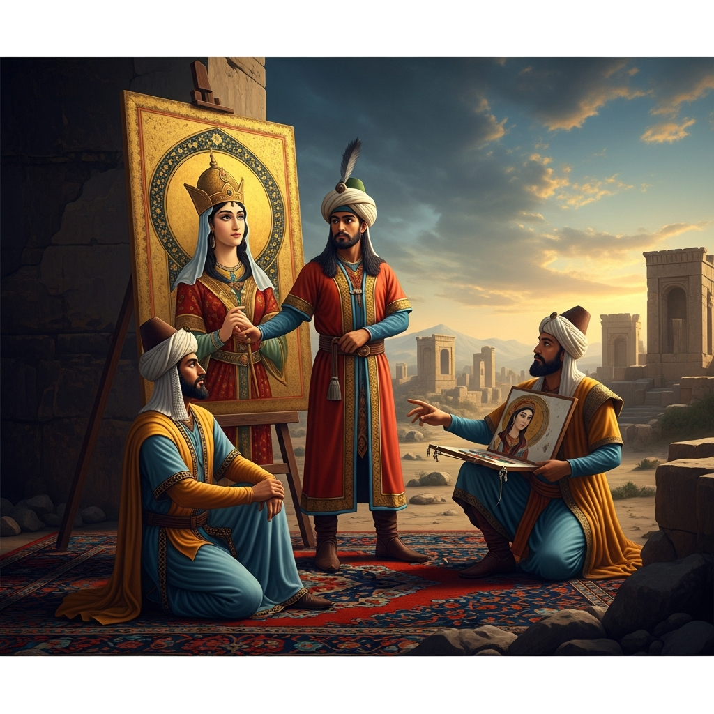 Khusrow and Shīrīn: The King and the Milk-White Horse