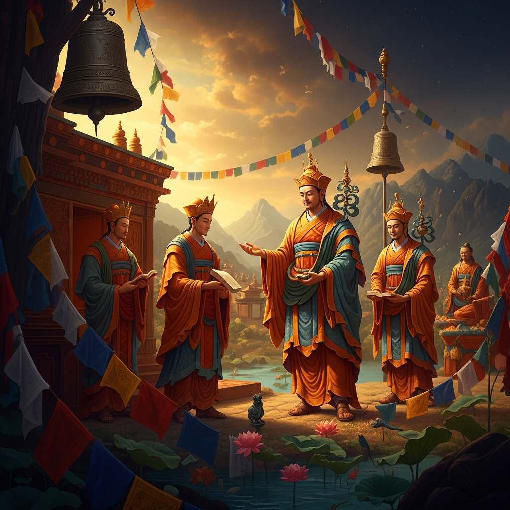 The Dharma King Who Invited the Tantric Masters