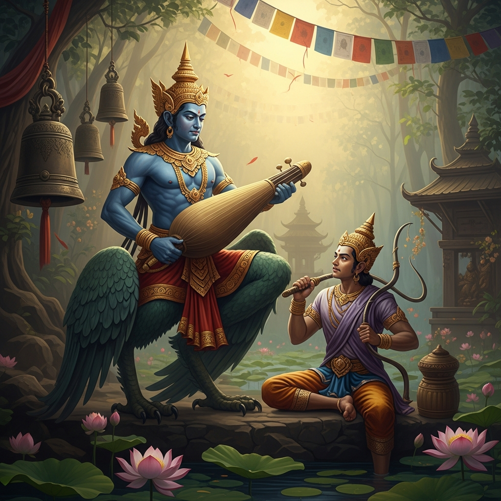 The Kinnara: Half-Human, Half-Bird