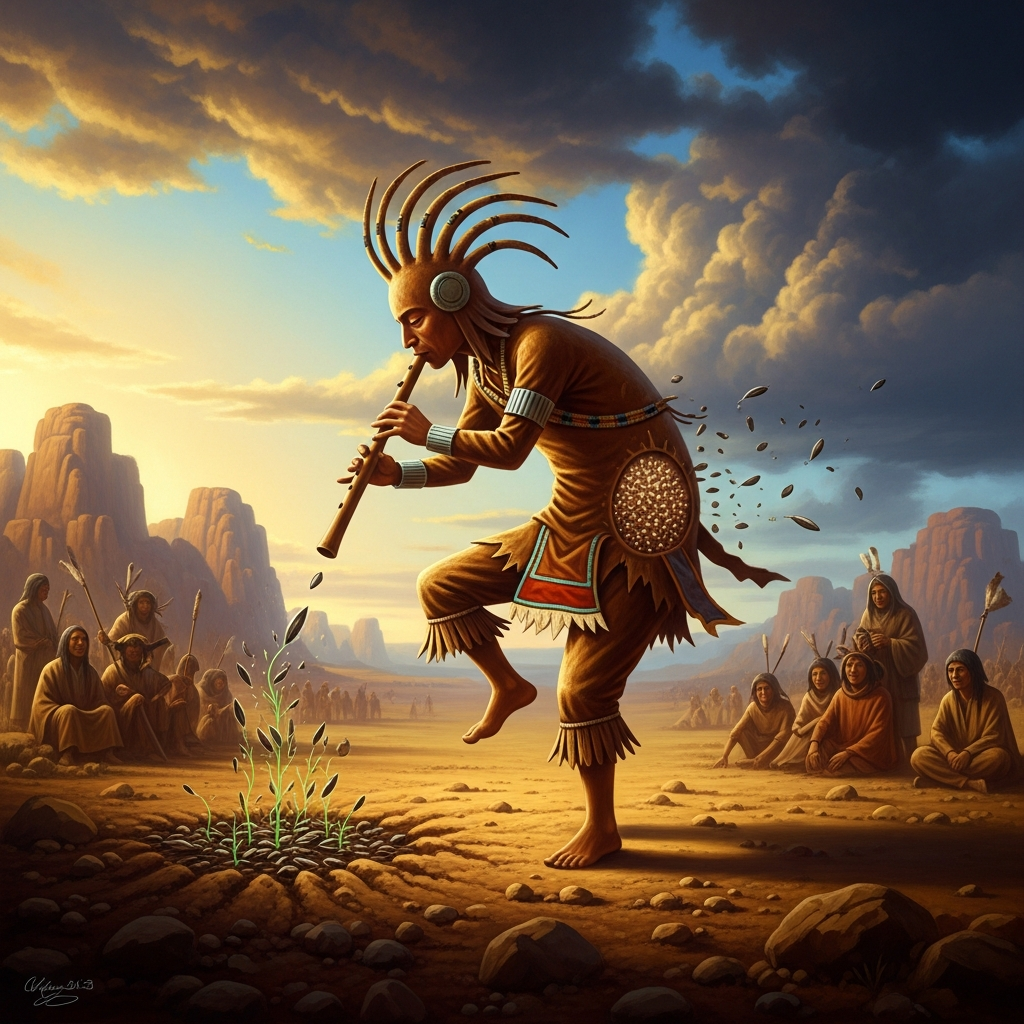 Kokopelli's Flute Brings the Rain