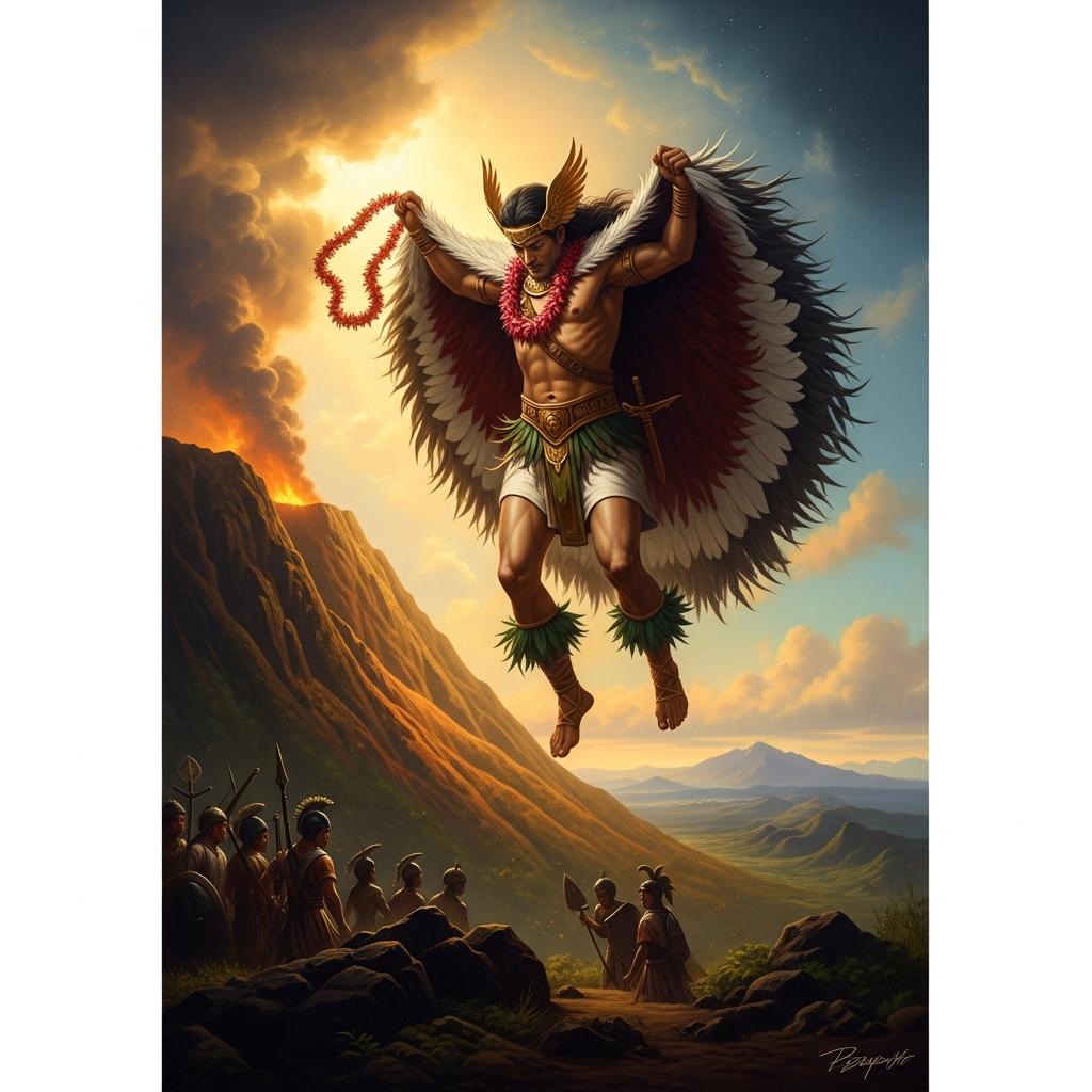 Kū Removes His Feathers for War