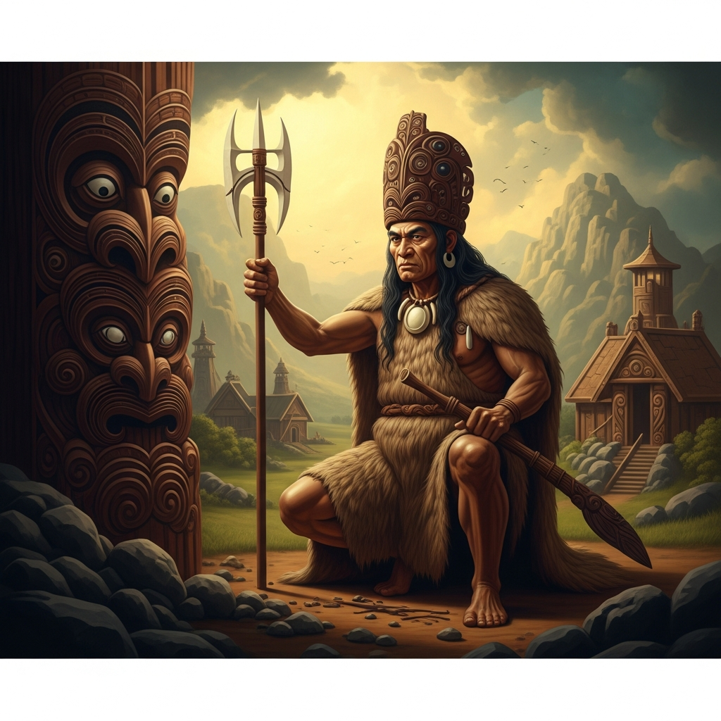 The Tohunga Who Carves the Ancestors into Wood
