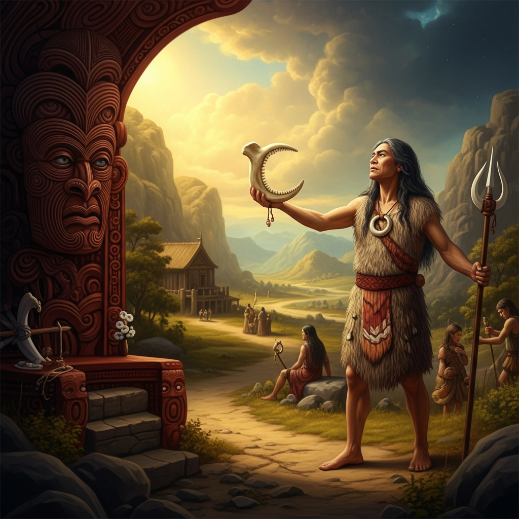 Māui's Grandmother's Jawbone: The First Fishhook