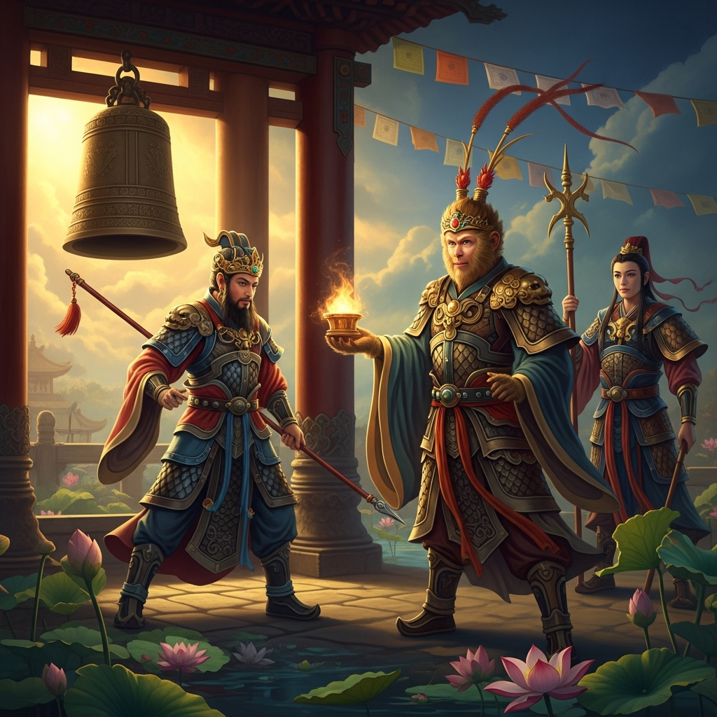 Sun Wukong Declares Himself Equal to Heaven