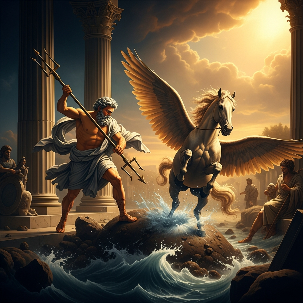 Neptune Creates the First Horse