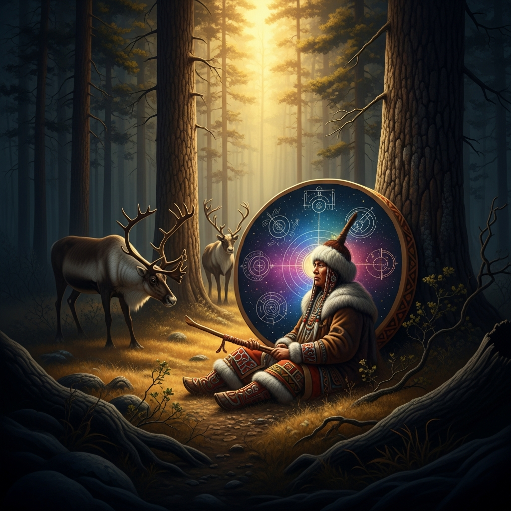 The Nganasan Shaman's Drum Is the World