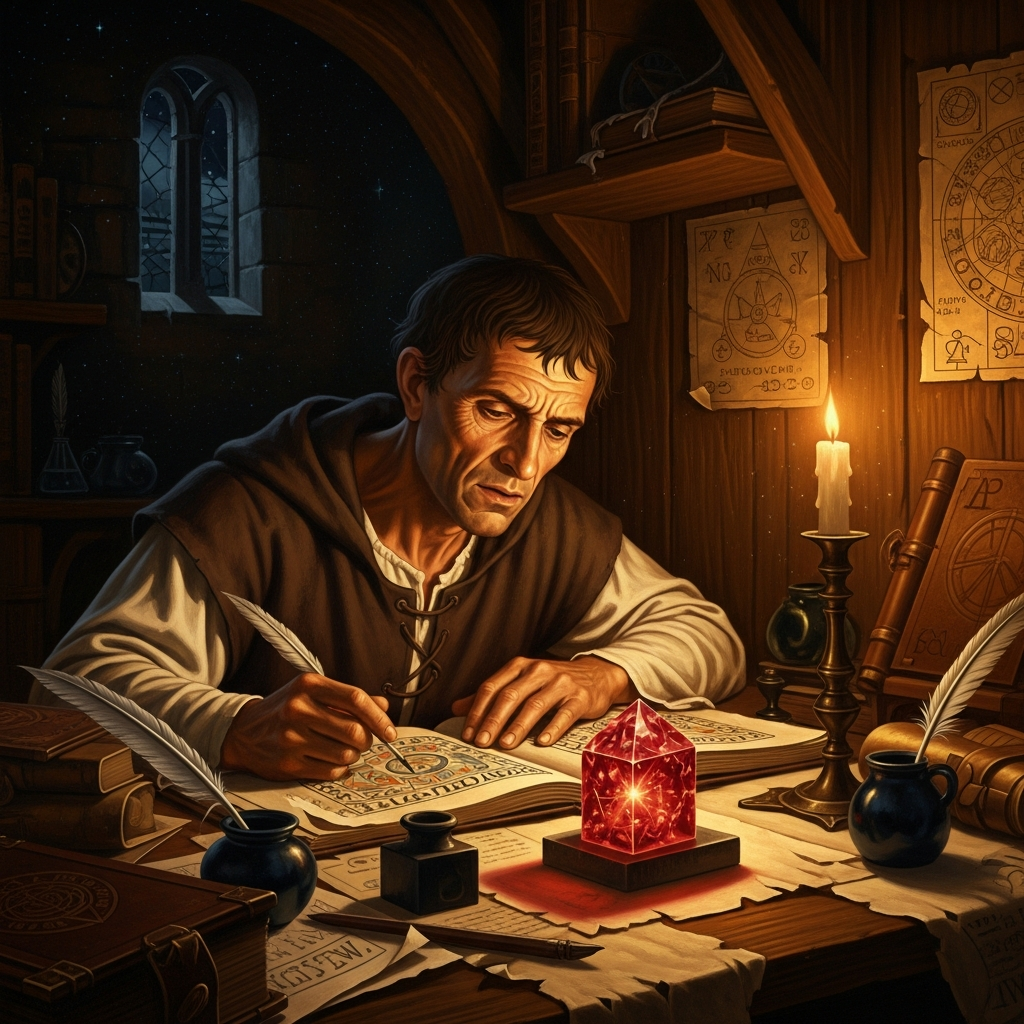 Nicolas Flamel and the Book He Could Not Read