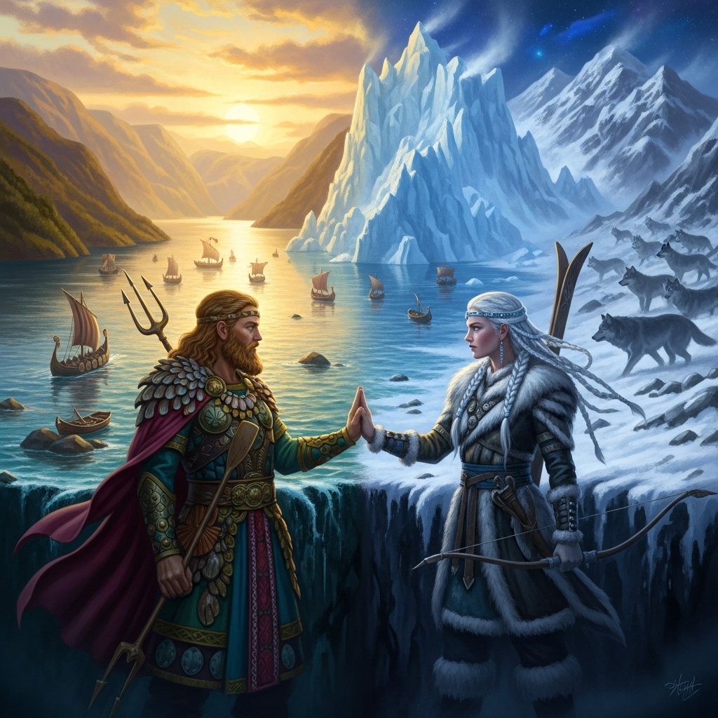 Njord and Skadi: A Marriage Chosen by the Feet