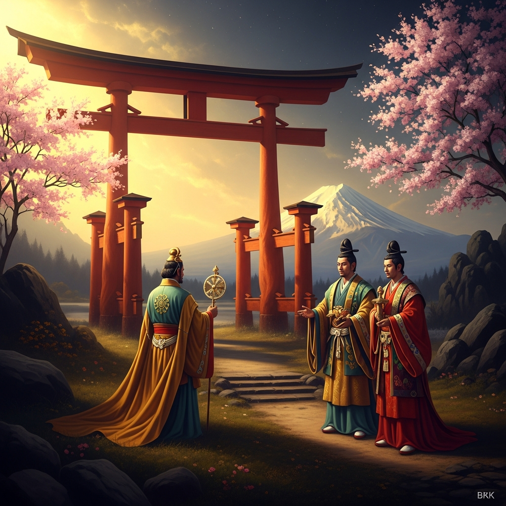 Ōkuninushi Builds the World and Gives It Away