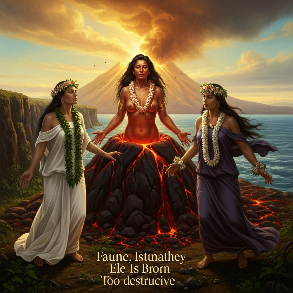 Pele Is Born from the Mouth of Haumea