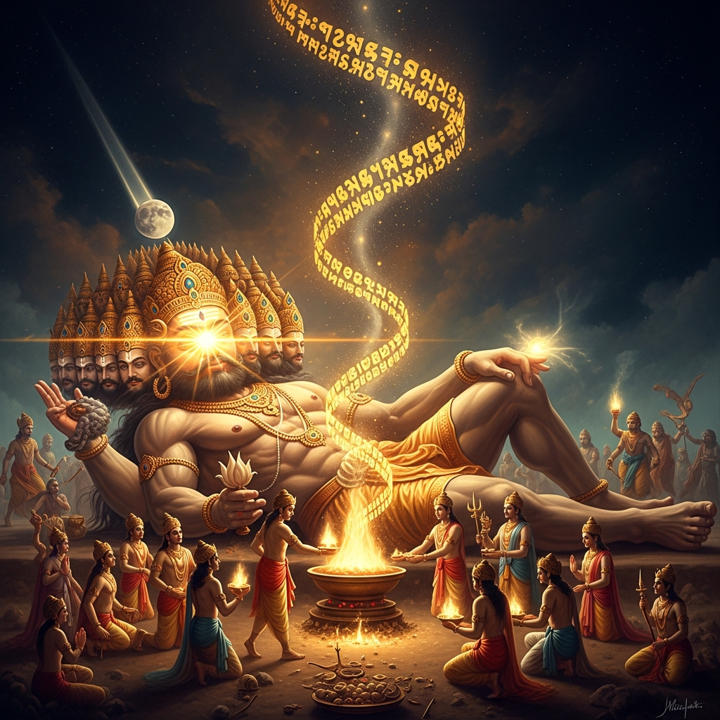 The Sacrifice of Purusha: The Cosmos Made from a Body