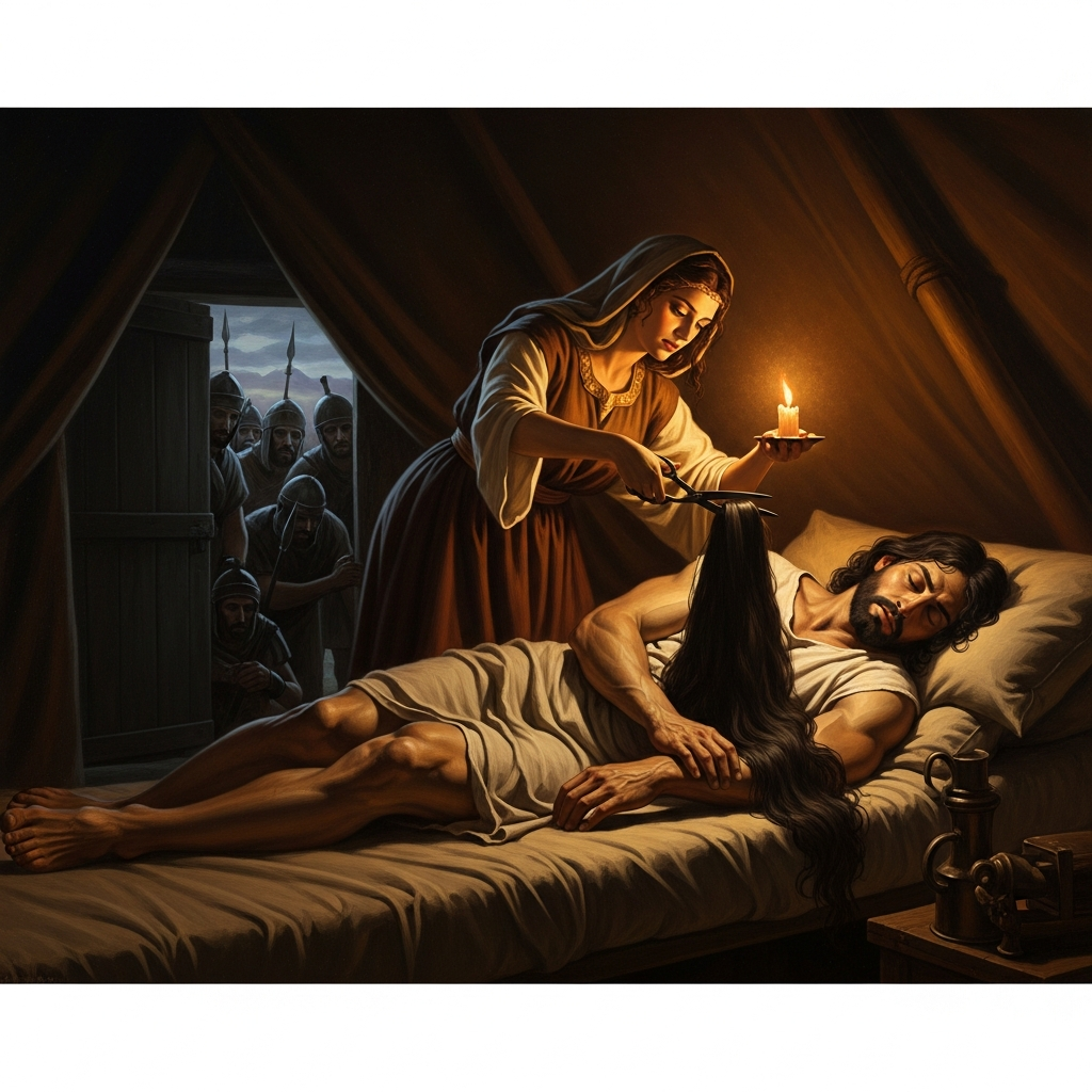 Samson and Delilah: The Strength in the Hair, the Knife in the Lap