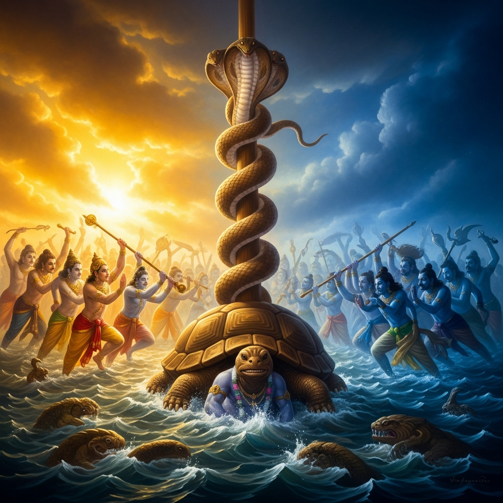 The Churning of the Ocean: Poison Before Nectar