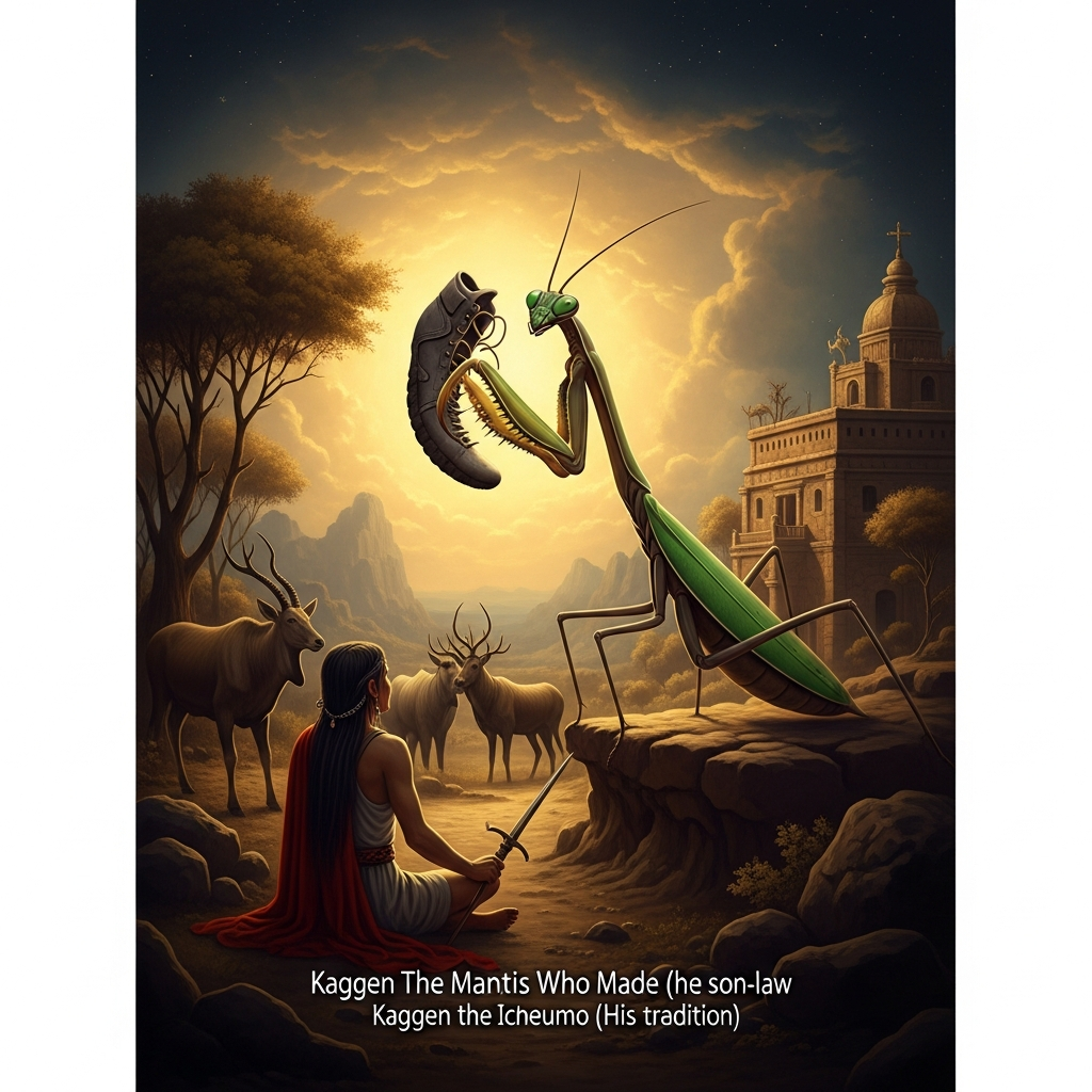 Kaggen the Mantis Who Made the Moon