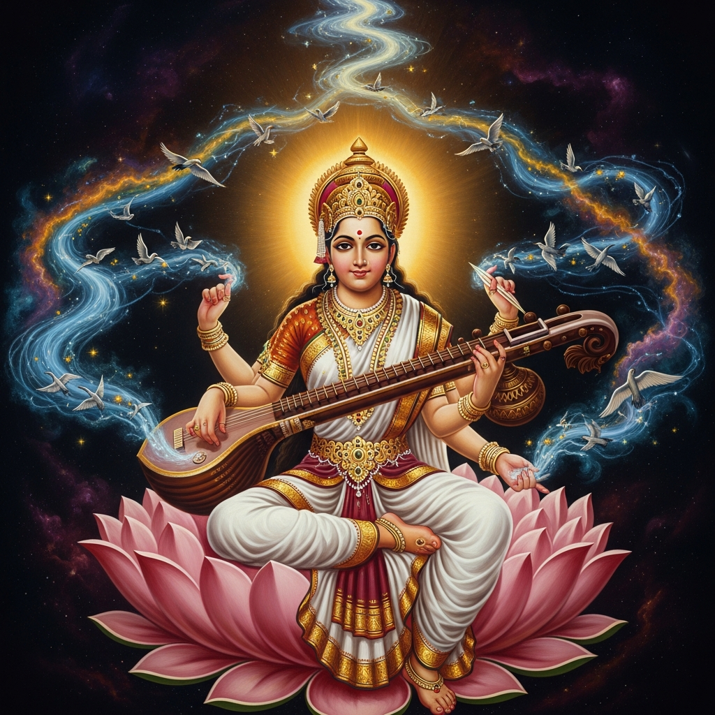 Saraswati and the Origin of Music