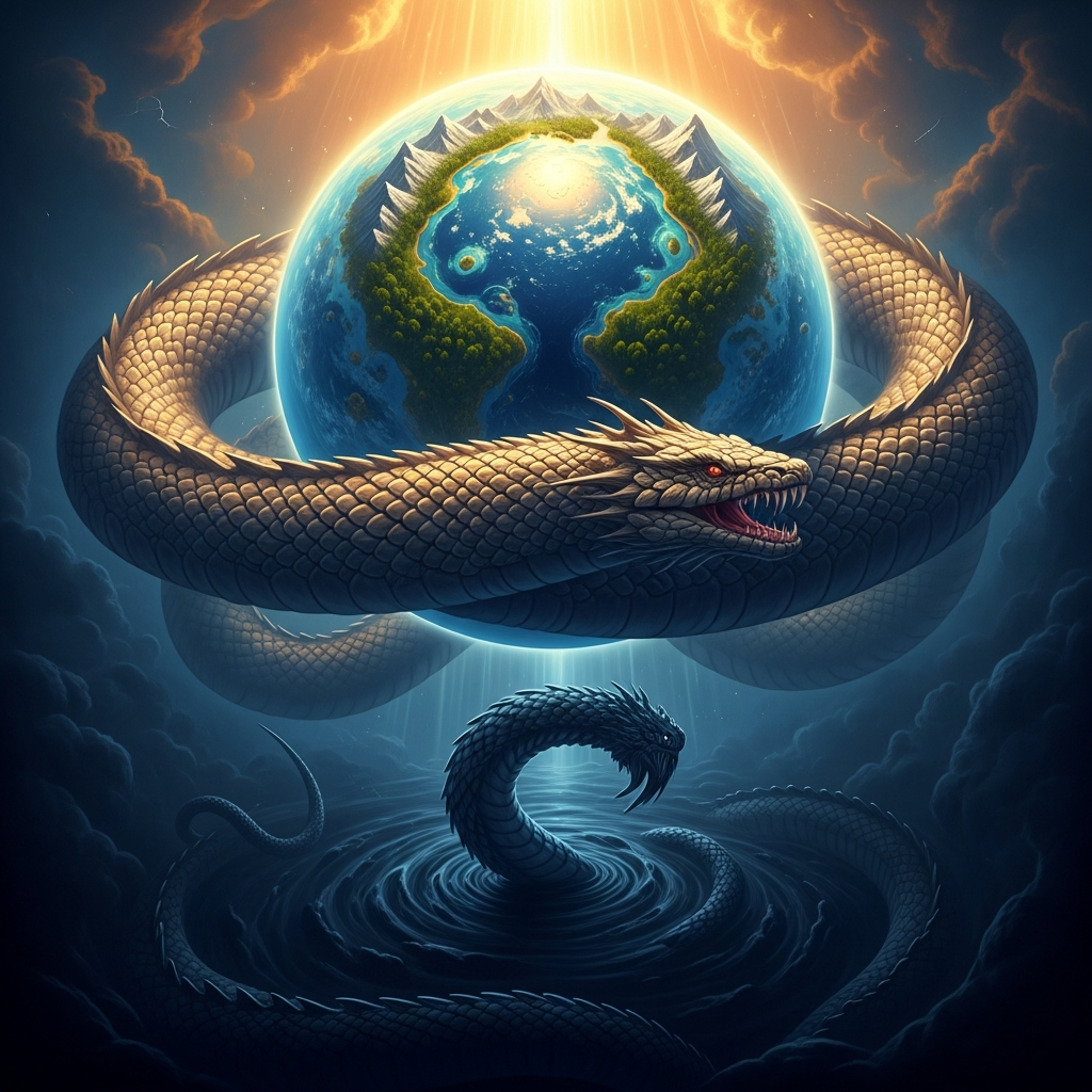 The World Serpent: Apophis, Jormungandr, Naga, Leviathan, Quetzalcoatl, and Vritra
