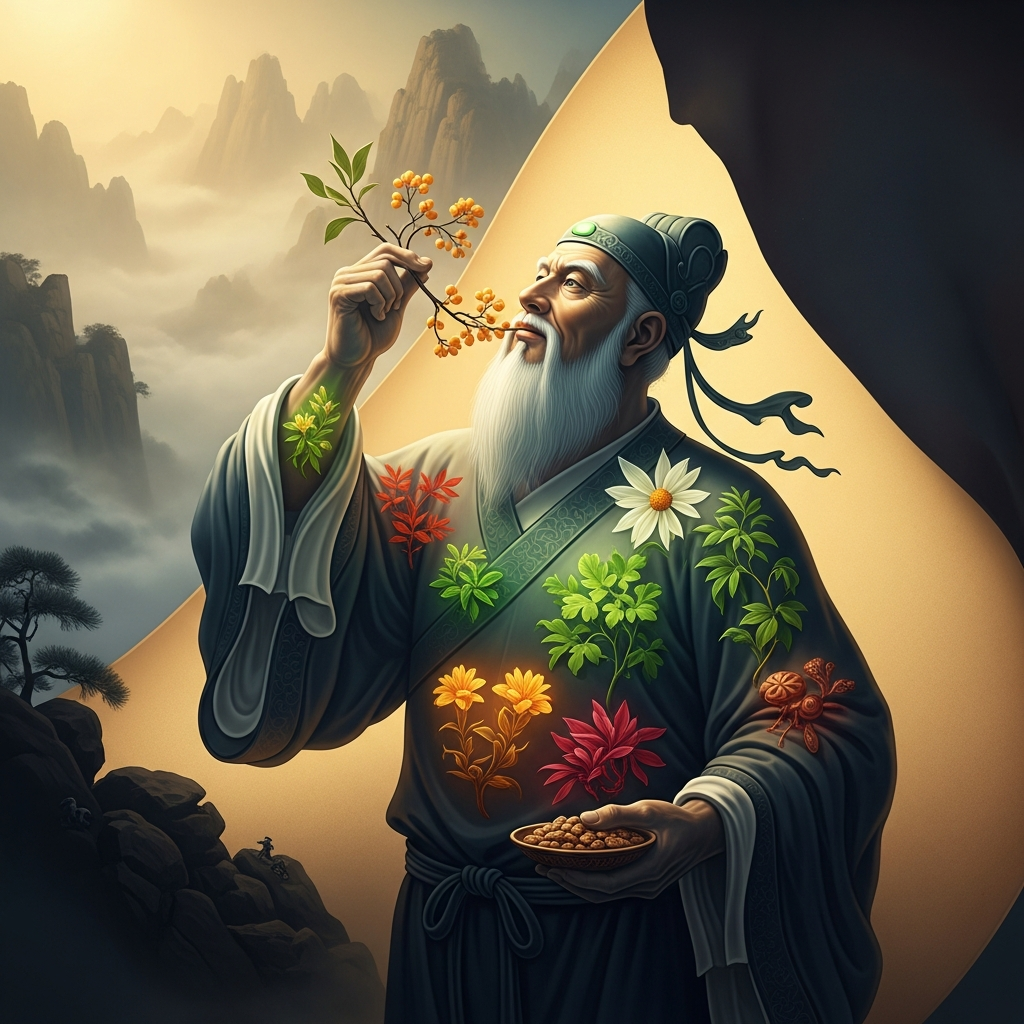 Shénnóng Tastes the Hundred Herbs